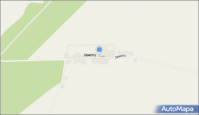 Jawory gmina Borek Wielkopolski, Jawory, mapa Jawory gmina Borek Wielkopolski