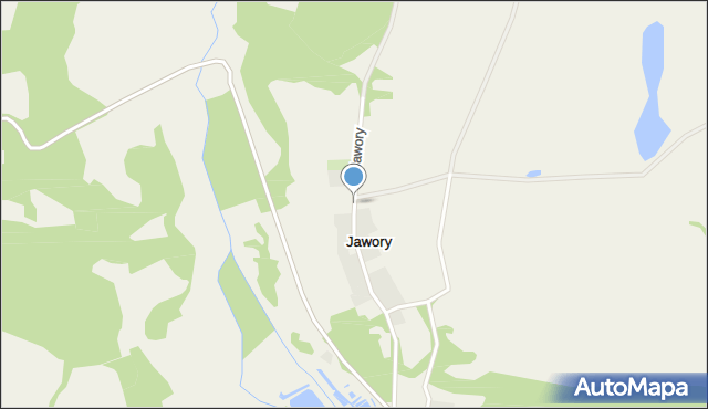 Jawory gmina Dębnica Kaszubska, Jawory, mapa Jawory gmina Dębnica Kaszubska