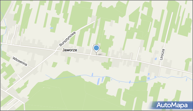 Jaworze gmina Zagnańsk, Jaworze, mapa Jaworze gmina Zagnańsk