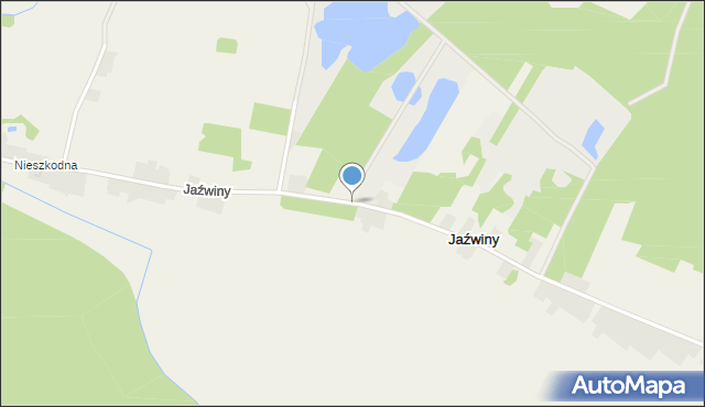 Jaźwiny gmina Kraszewice, Jaźwiny, mapa Jaźwiny gmina Kraszewice