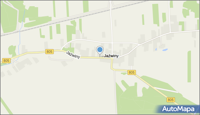 Jaźwiny gmina Pilawa, Jaźwiny, mapa Jaźwiny gmina Pilawa