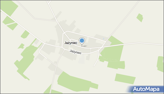 Jażyniec, Jażyniec, mapa Jażyniec