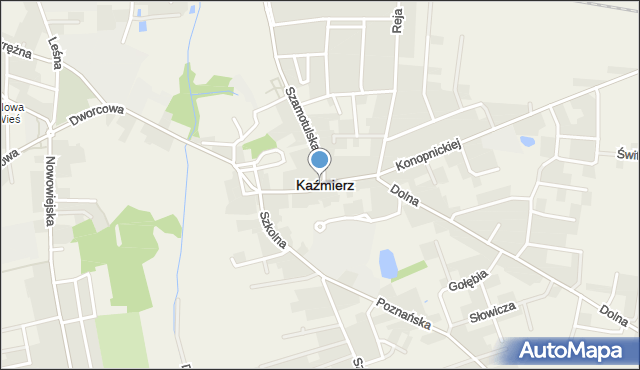 Kaźmierz, Jana Pawła II, mapa Kaźmierz