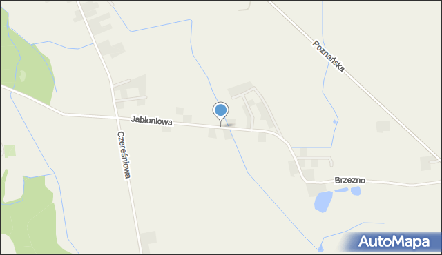 Kiączyn, Jabłoniowa, mapa Kiączyn