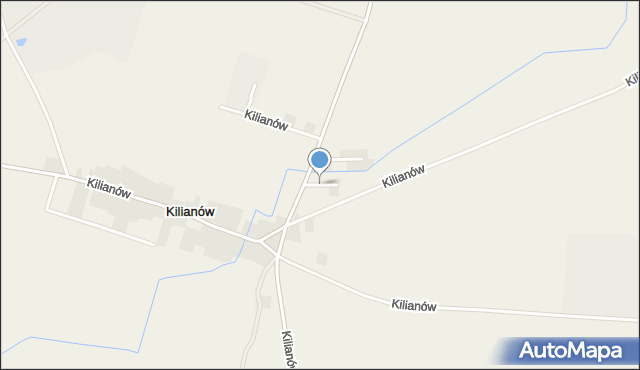 Kilianów, Jarzębinowa, mapa Kilianów