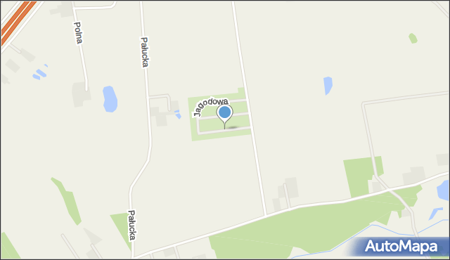 Kołaczkowo gmina Szubin, Jagodowa, mapa Kołaczkowo gmina Szubin