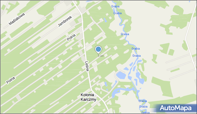 Kolonia Karczmy, Jaśminowa, mapa Kolonia Karczmy