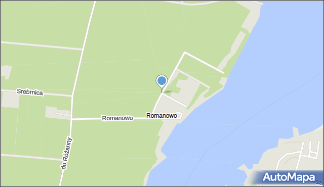 Koronowo powiat bydgoski, Jachtowa, mapa Koronowo powiat bydgoski