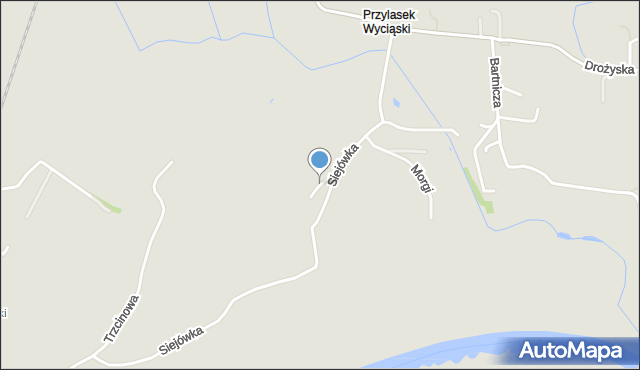 Kraków, Jaglana, mapa Krakowa