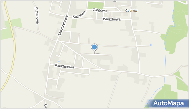 Kruszyn gmina Bolesławiec, Jarzębinowa, mapa Kruszyn gmina Bolesławiec