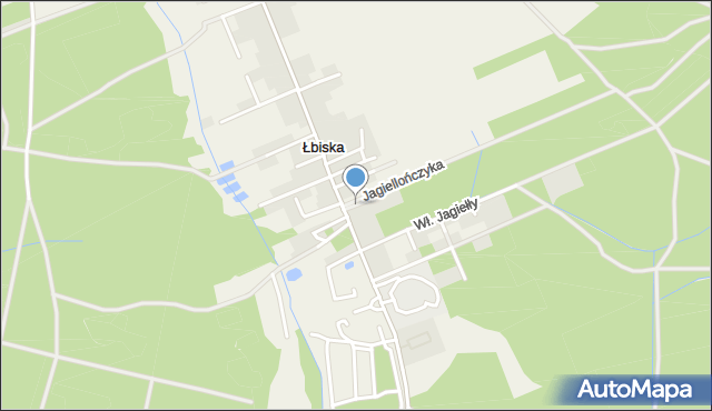 Łbiska, Jana Olbrachta, mapa Łbiska
