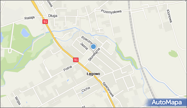 Łęgowo gmina Pruszcz Gdański, Jasna, mapa Łęgowo gmina Pruszcz Gdański