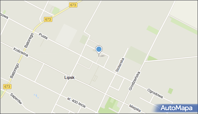 Lipsk, Jaśminowa, mapa Lipsk