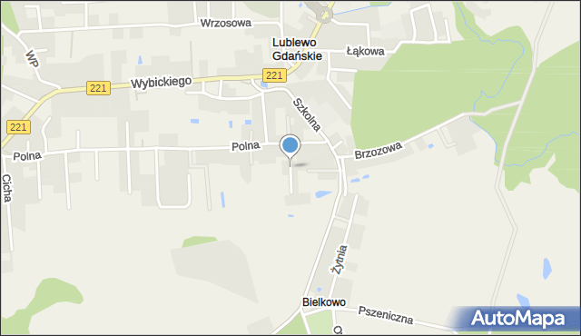 Lublewo Gdańskie, Jaśkowa, mapa Lublewo Gdańskie