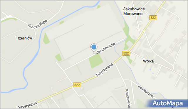 Lublin, Jakubowicka, mapa Lublina