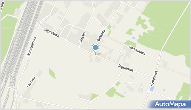 Maksymilianowo gmina Osielsko, Jagodowa, mapa Maksymilianowo gmina Osielsko