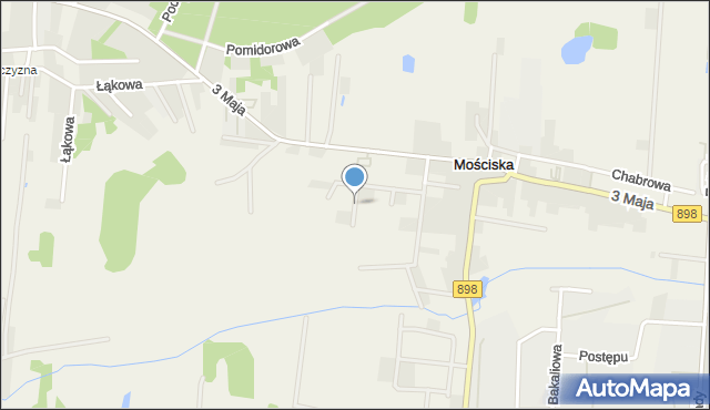 Mościska gmina Izabelin, Jarzębinowa, mapa Mościska gmina Izabelin