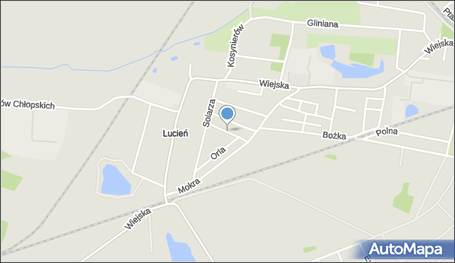 Oleśnica, Jastrzębia, mapa Oleśnica