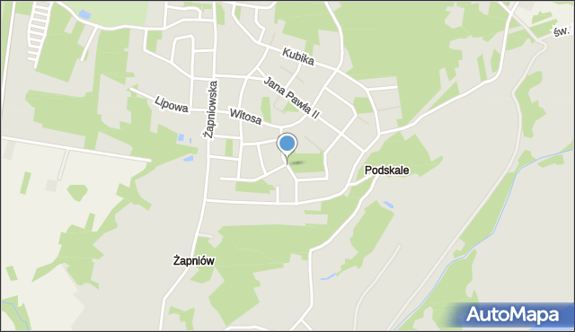 Połaniec powiat staszowski, Jańczuka Michała, mapa Połaniec powiat staszowski