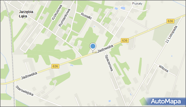 Postoliska, Jadowska, mapa Postoliska