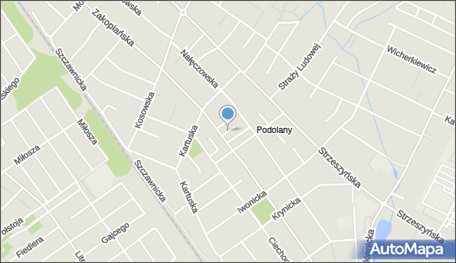 Poznań, Jastarnicka, mapa Poznania