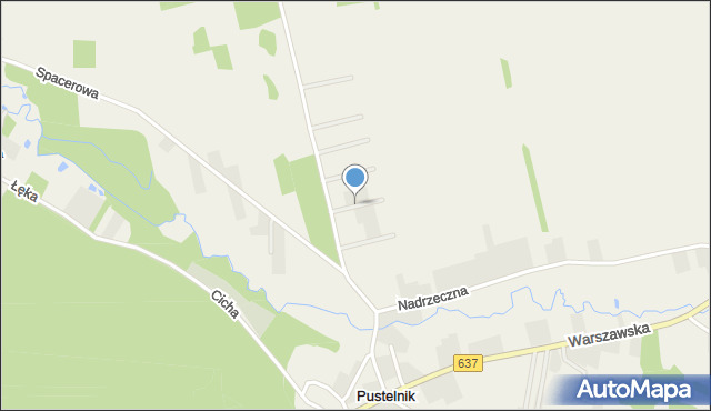 Pustelnik gmina Stanisławów, Jaskółki, mapa Pustelnik gmina Stanisławów