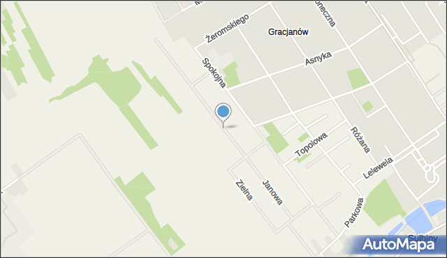 Sulbiny, Janowa, mapa Sulbiny