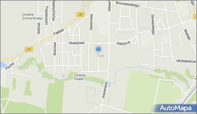 Trzcianka powiat czarnkowsko-trzcianecki, Jarzębinowa, mapa Trzcianka powiat czarnkowsko-trzcianecki