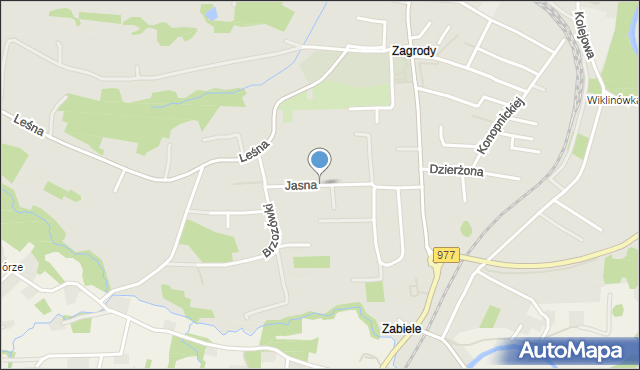 Tuchów, Jasna, mapa Tuchów