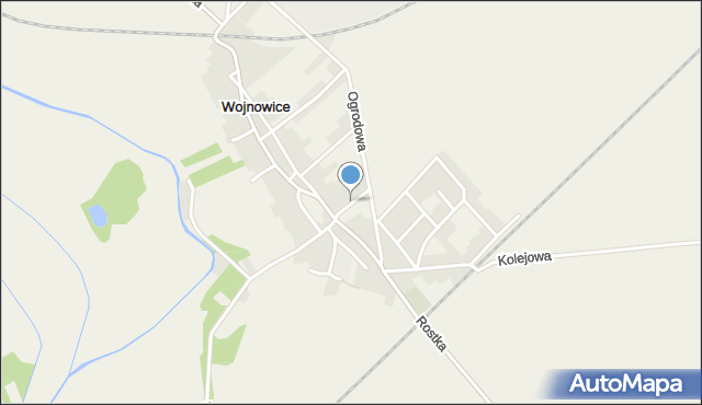 Wojnowice gmina Krzanowice, Jana, mapa Wojnowice gmina Krzanowice