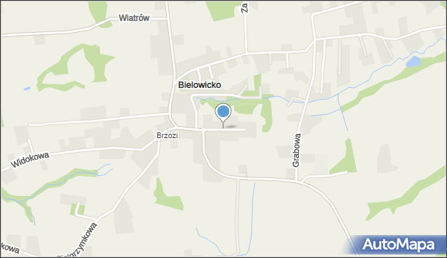 Bielowicko, Jesionowa, mapa Bielowicko