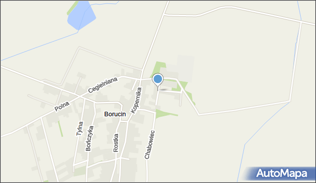 Borucin gmina Krzanowice, Jesionowa, mapa Borucin gmina Krzanowice