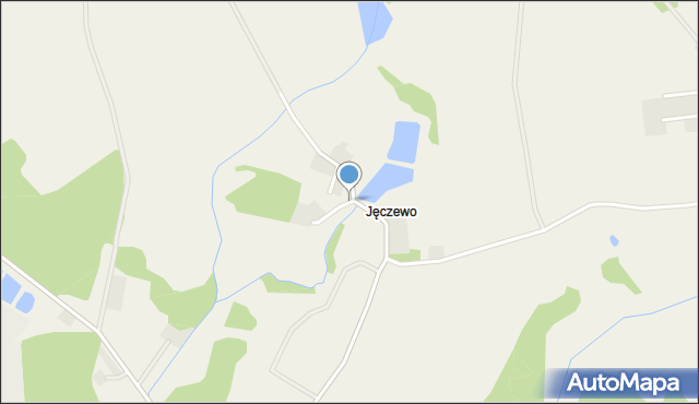 Jęczewo, Jęczewo, mapa Jęczewo