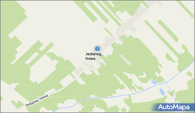 Jedlanka Nowa, Jedlanka Nowa, mapa Jedlanka Nowa