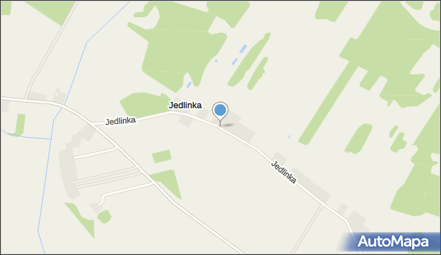 Jedlinka gmina Chorzele, Jedlinka, mapa Jedlinka gmina Chorzele
