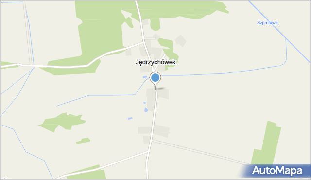 Jędrzychówek, Jędrzychówek, mapa Jędrzychówek