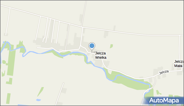 Jelcza Wielka, Jelcza Wielka, mapa Jelcza Wielka