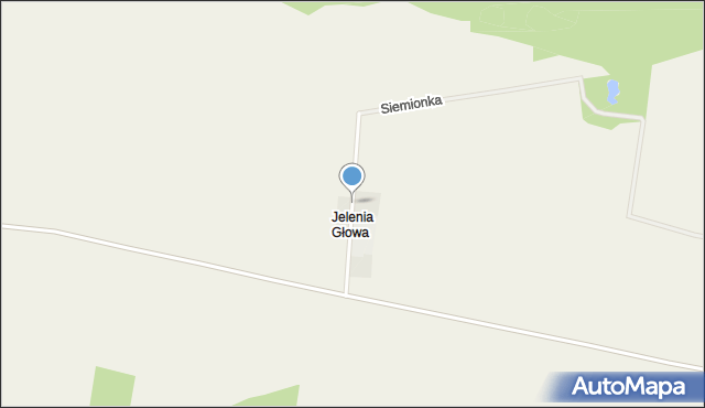 Jelenia Głowa, Jelenia Głowa, mapa Jelenia Głowa