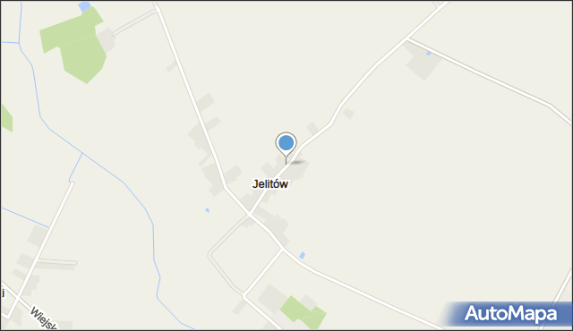 Jelitów gmina Raszków, Jelitów, mapa Jelitów gmina Raszków