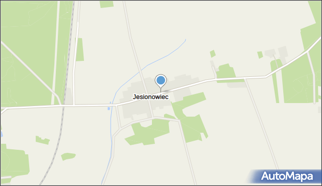 Jesionowiec, Jesionowiec, mapa Jesionowiec