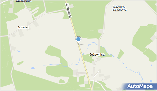 Jeżewnica gmina Osiek, Jeżewnica, mapa Jeżewnica gmina Osiek