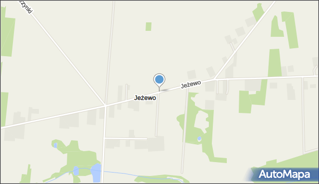 Jeżewo gmina Płońsk, Jeżewo, mapa Jeżewo gmina Płońsk