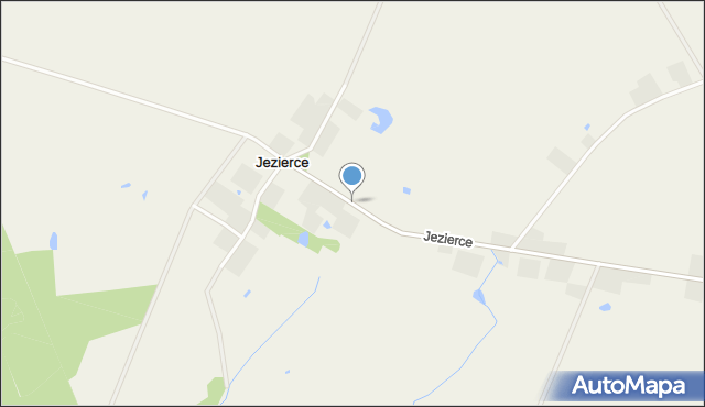 Jezierce gmina Zblewo, Jezierce, mapa Jezierce gmina Zblewo