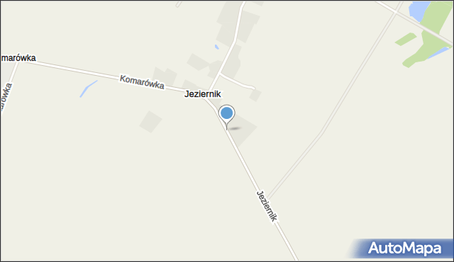 Jeziernik gmina Ostaszewo, Jeziernik, mapa Jeziernik gmina Ostaszewo