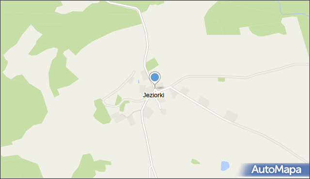 Jeziorki gmina Barwice, Jeziorki, mapa Jeziorki gmina Barwice