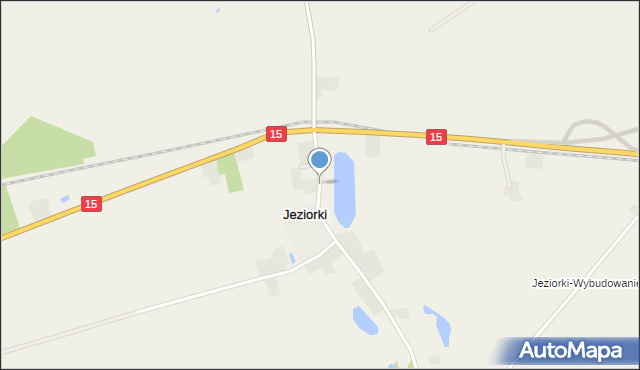 Jeziorki gmina Strzelno, Jeziorki, mapa Jeziorki gmina Strzelno