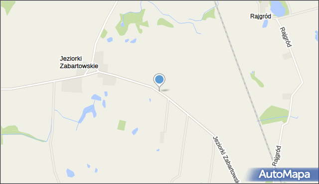 Jeziorki Zabartowskie, Jeziorki Zabartowskie, mapa Jeziorki Zabartowskie