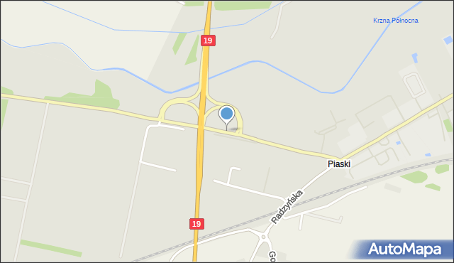 Międzyrzec Podlaski, Jelnicka, mapa Międzyrzec Podlaski