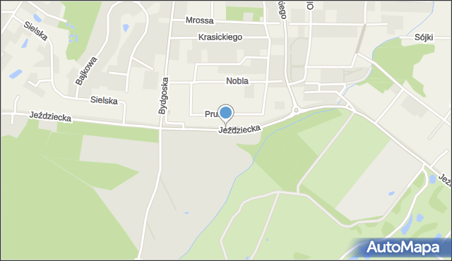 Niemcz, Jeździecka, mapa Niemcz