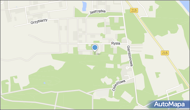 Rozewie, Jelenia, mapa Rozewie